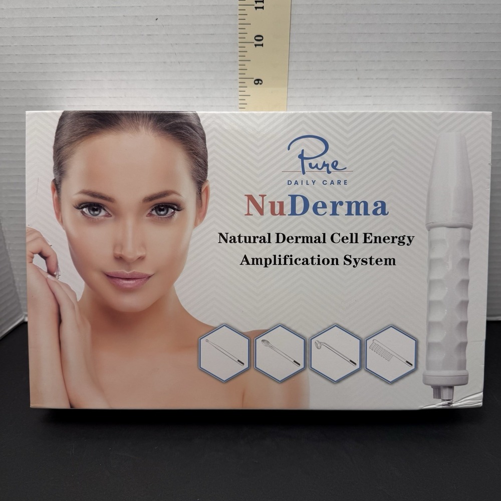 Pure  NuDerma Portable Handheld Skin Therapy Wand Amplification System